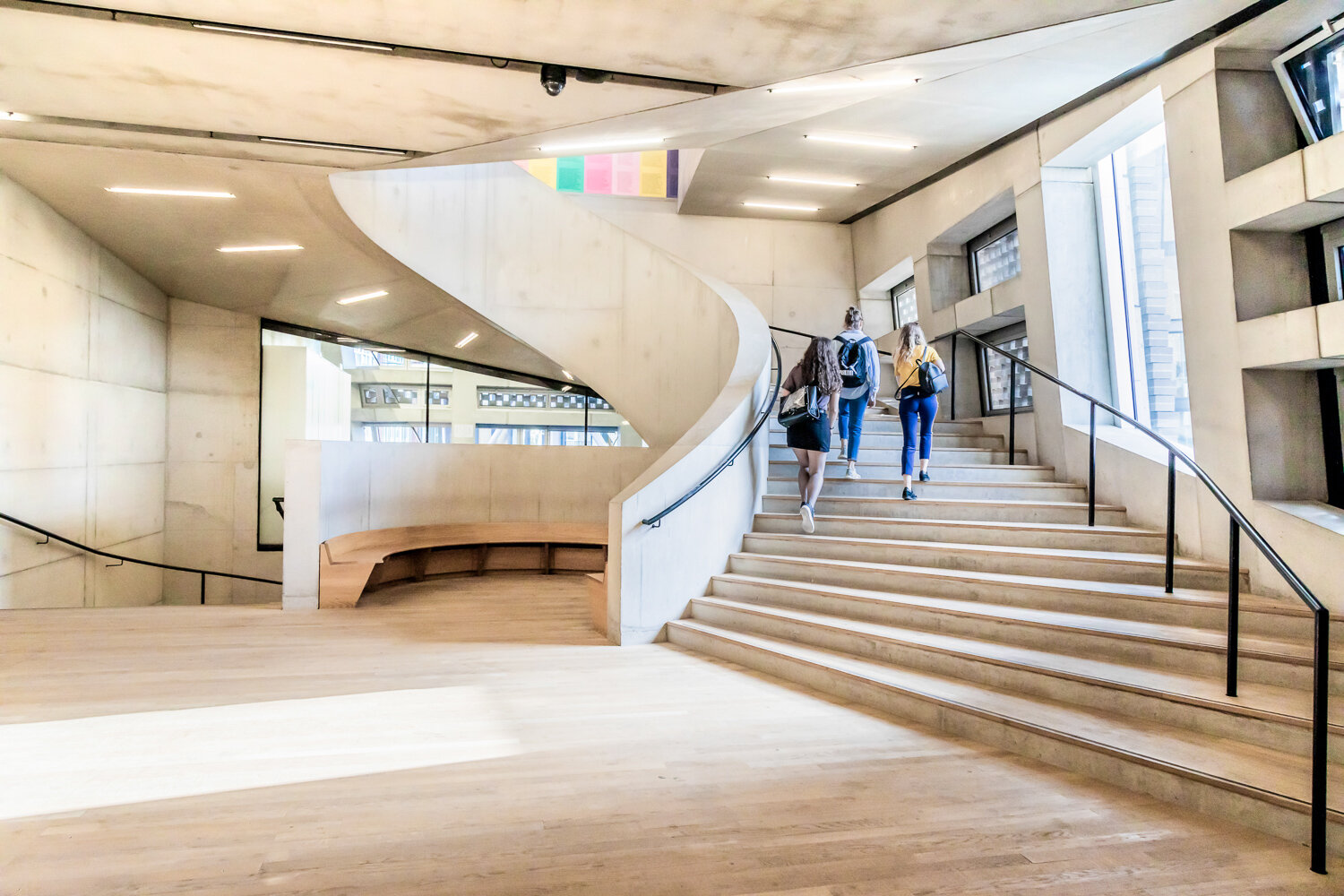 Architecture of Tate Modern art gallery 