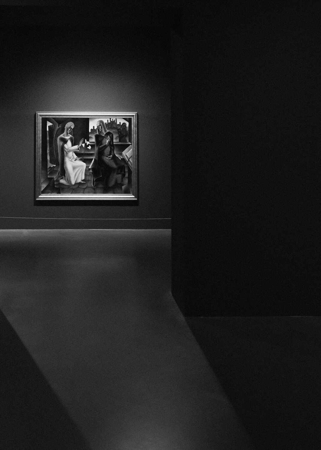 painting inside Tate Modern art gallery 
